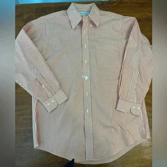 Brook’s Brothers Non-Iron 100% Cotton button down shirt 15 1/2-32/33 - Picture 1 of 6
